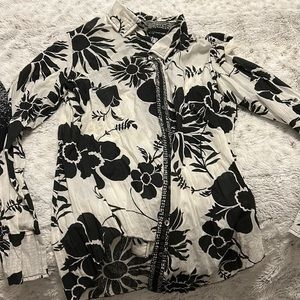 button up floral shirt
